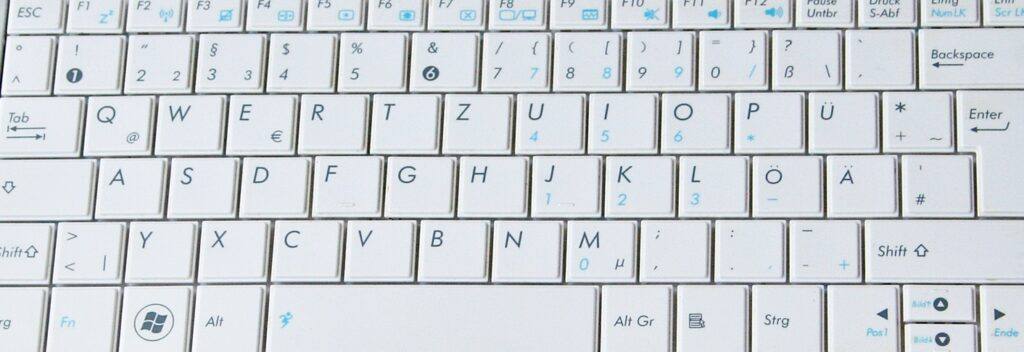 Tastaturen: Tastatur in einem Laptop